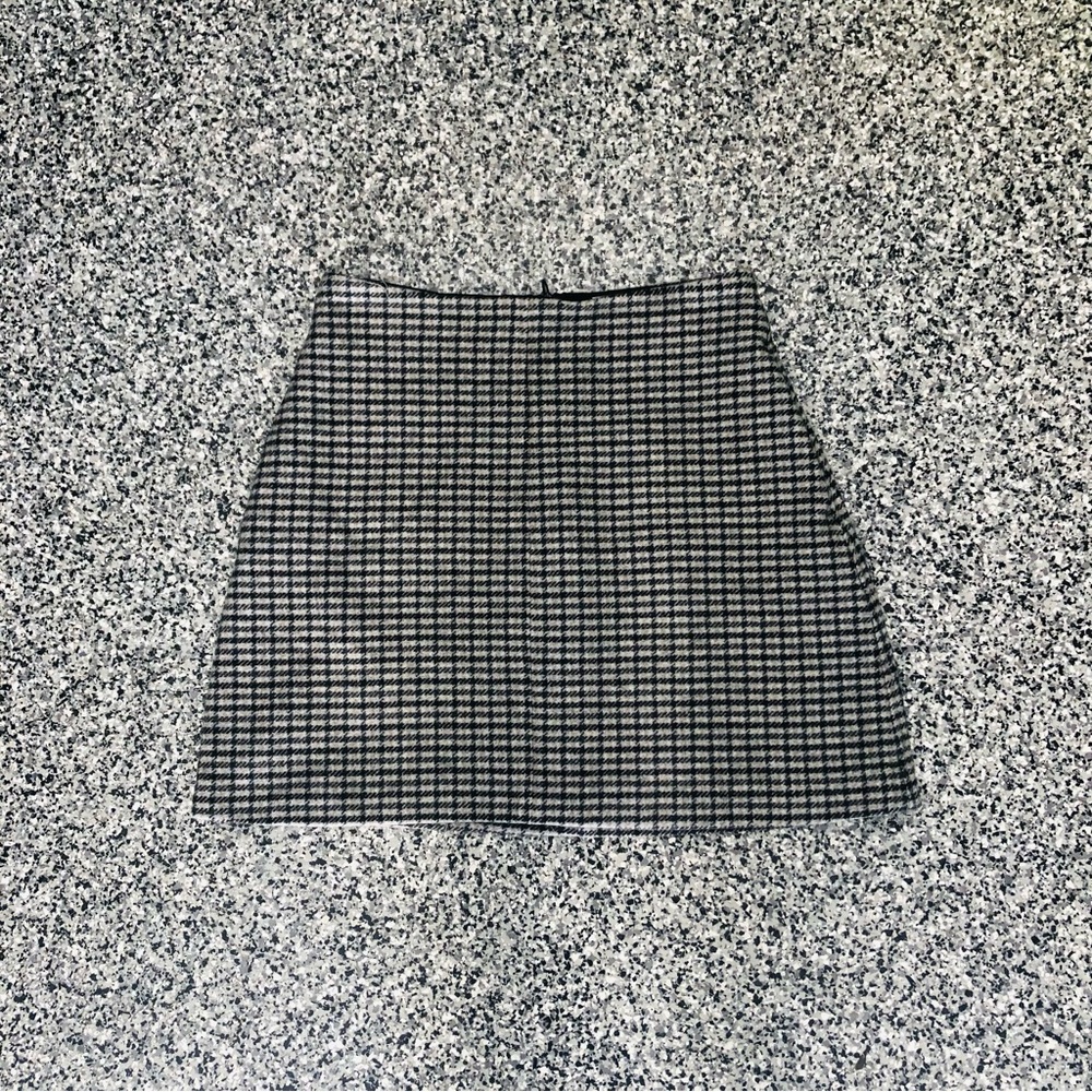 Aritzia Wilfred ✦ Wool Plaid Mini Skirt (size 0)